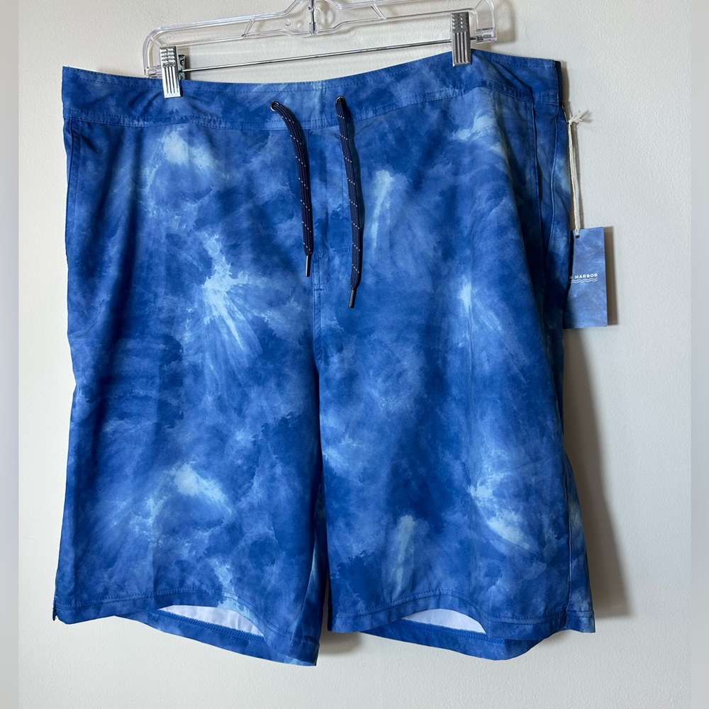 Fair Harbor Lined Swim Trunks In Clark Blue